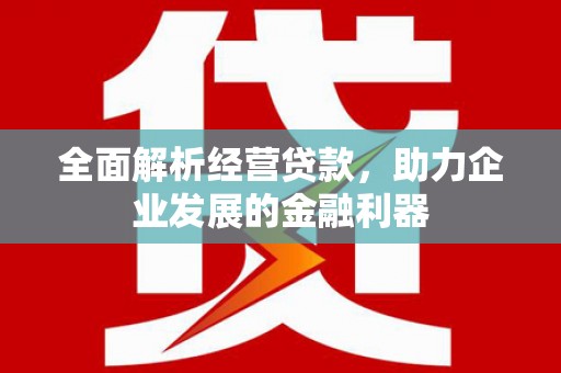 平鲁全面解析经营贷款，助力企业发展的金融利器