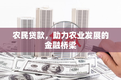平鲁农民贷款，助力农业发展的金融桥梁
