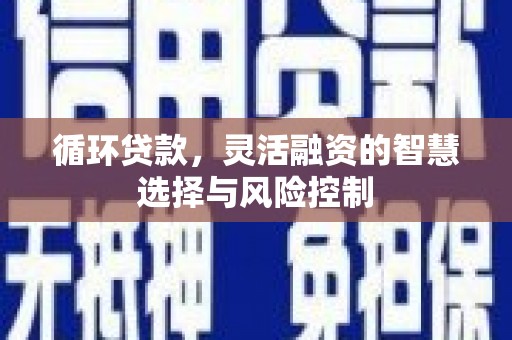 平鲁循环贷款，灵活融资的智慧选择与风险控制