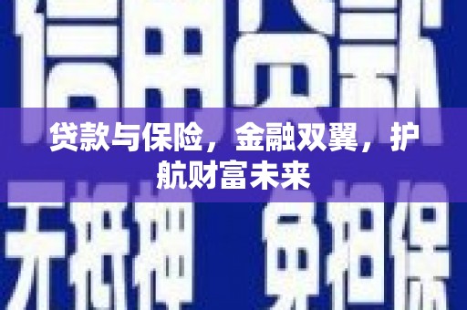 平鲁贷款与保险，金融双翼，护航财富未来