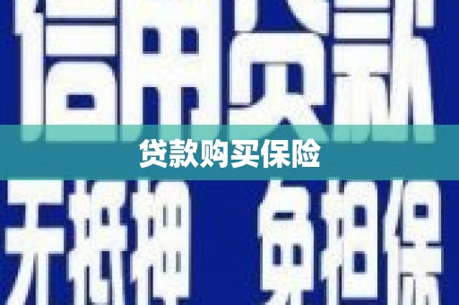 平鲁贷款购买保险
