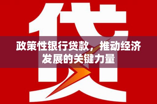 平鲁政策性银行贷款，推动经济发展的关键力量